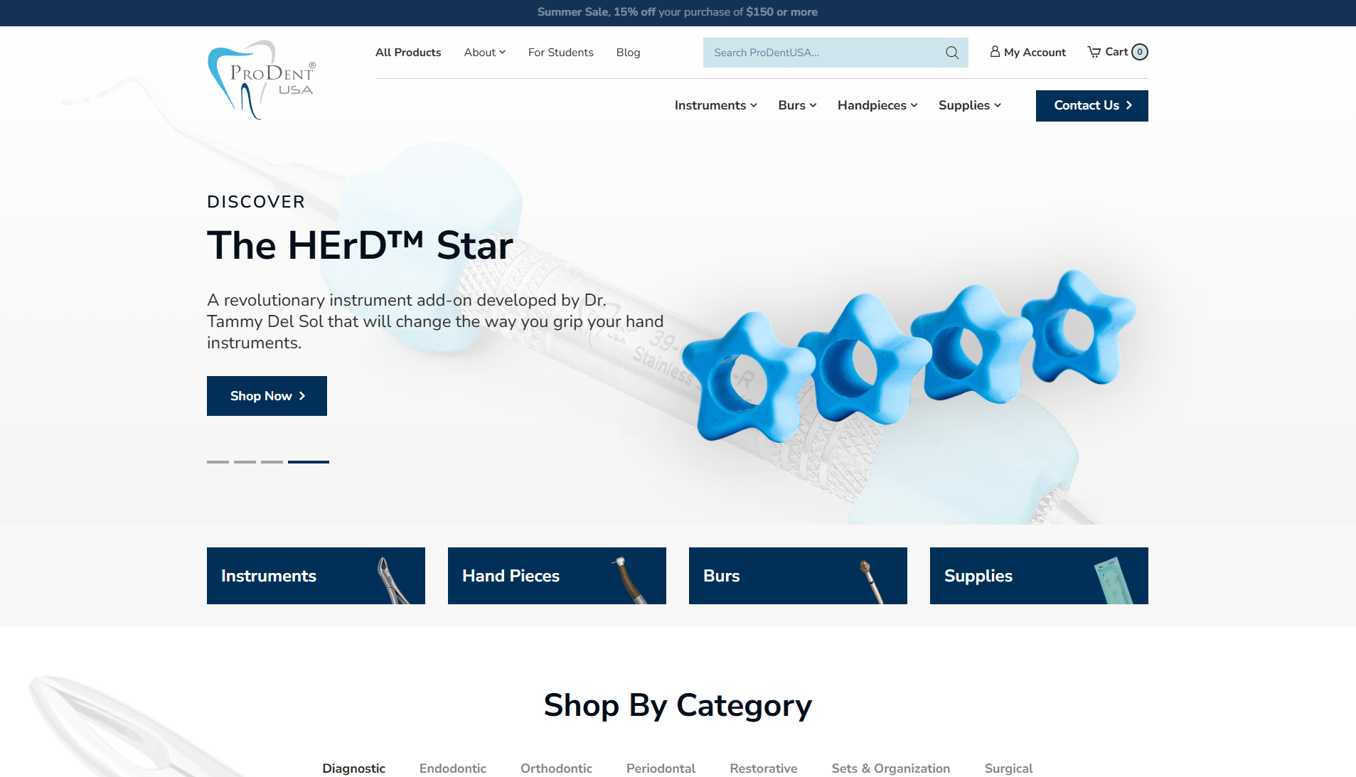 ProDentUSA homepage