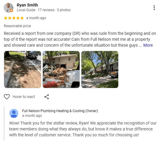 home services gbp reviews