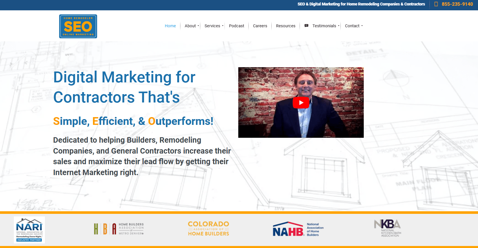 home remodeler SEO home page