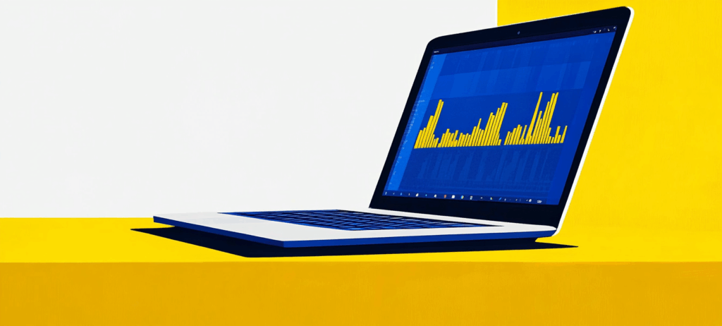 open laptop