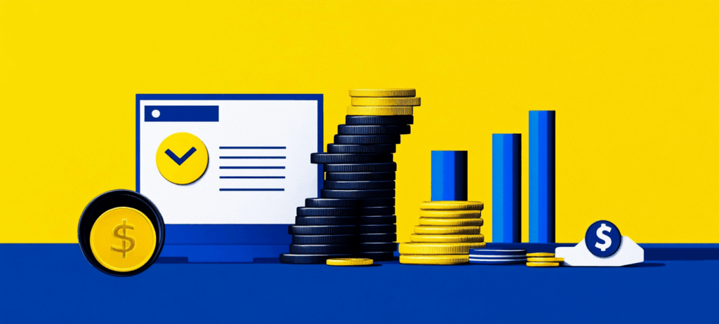 An AI-generated image showing which marketing channels produce the highest ROI.