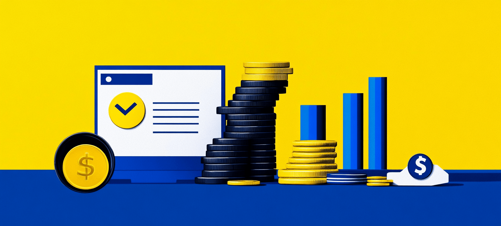 An AI-generated image showing which marketing channels produce the highest ROI.