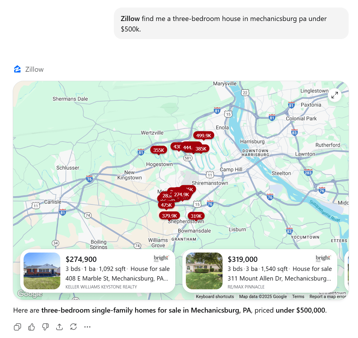chatgpt apps zillow example