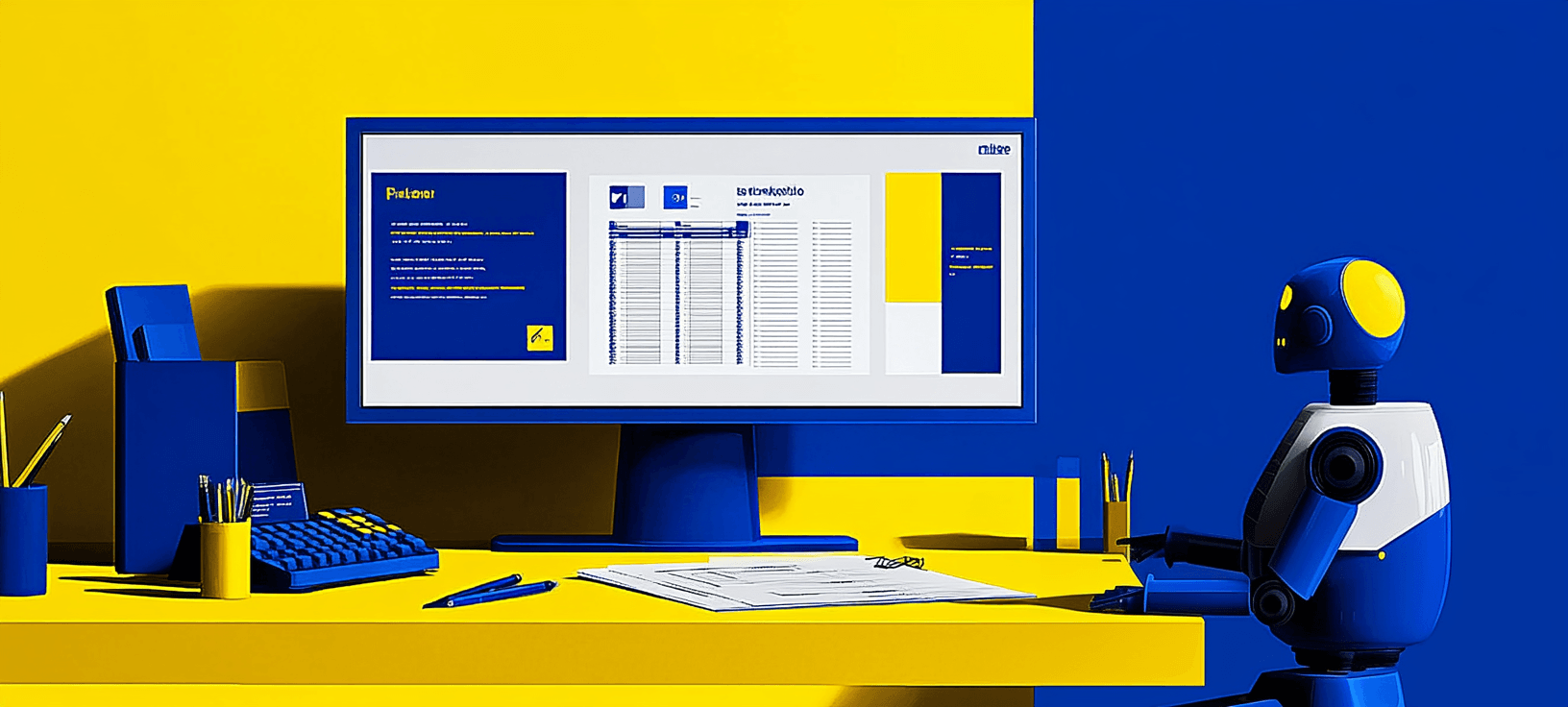 A computer screen showing an AI marketing ROI checklist.