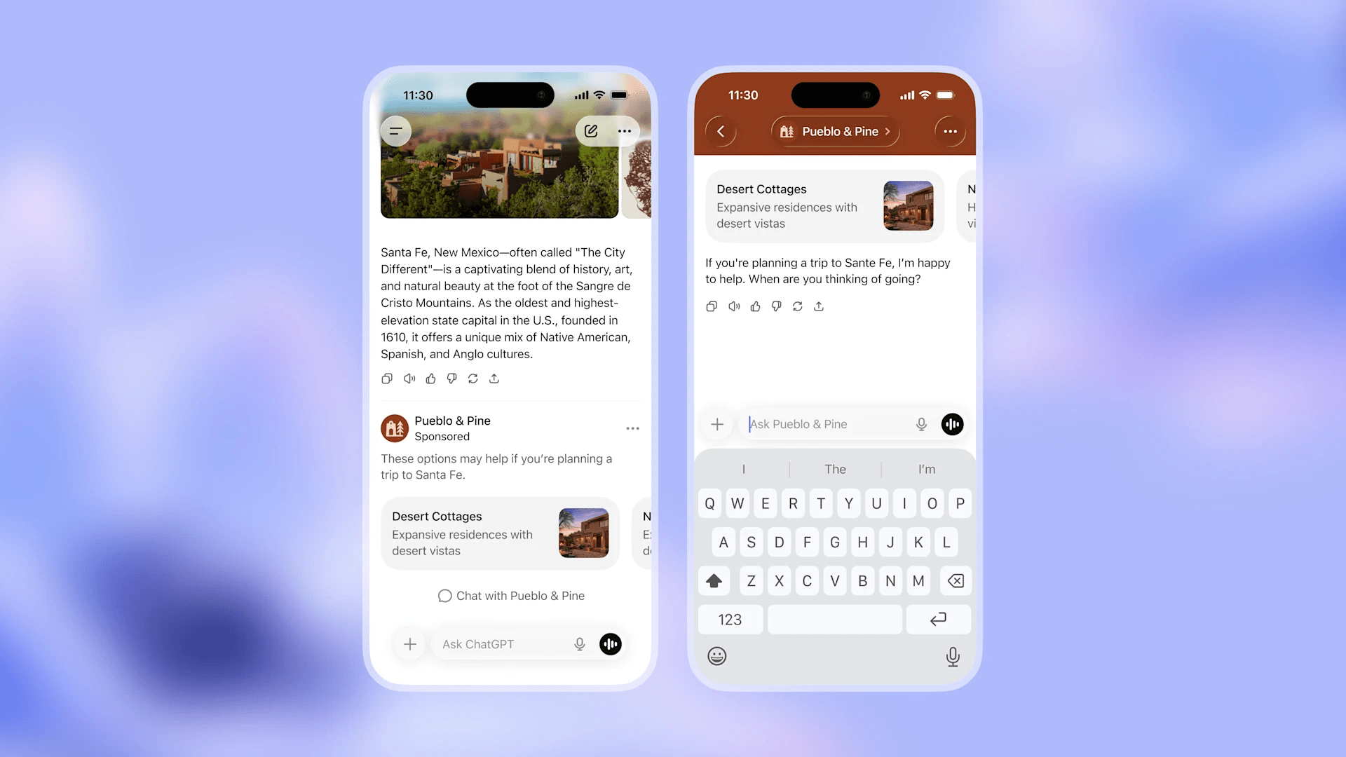 An example of how ChatGPT Ads would look, shared by OpenAI in their announcement.
