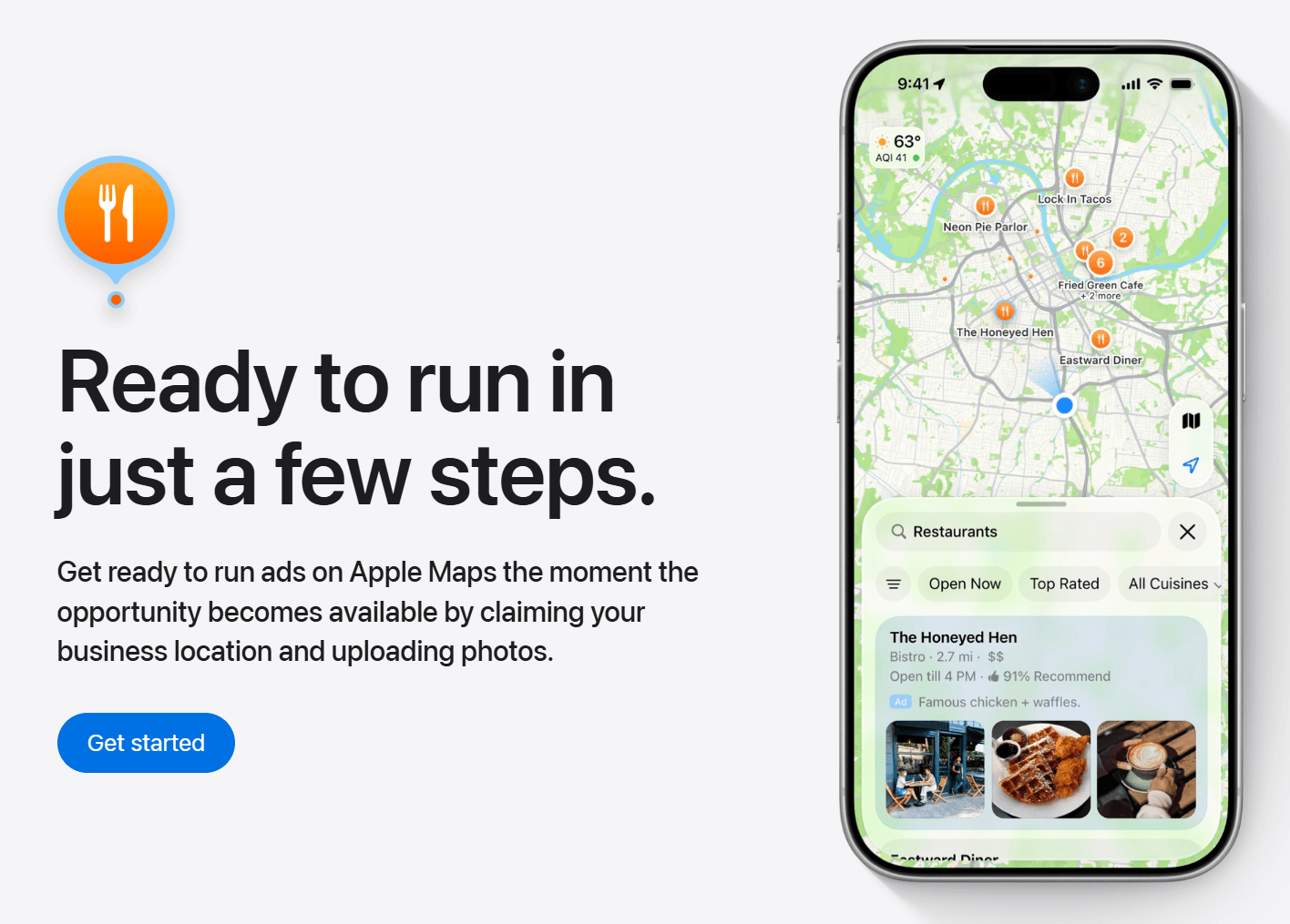 apple maps ads