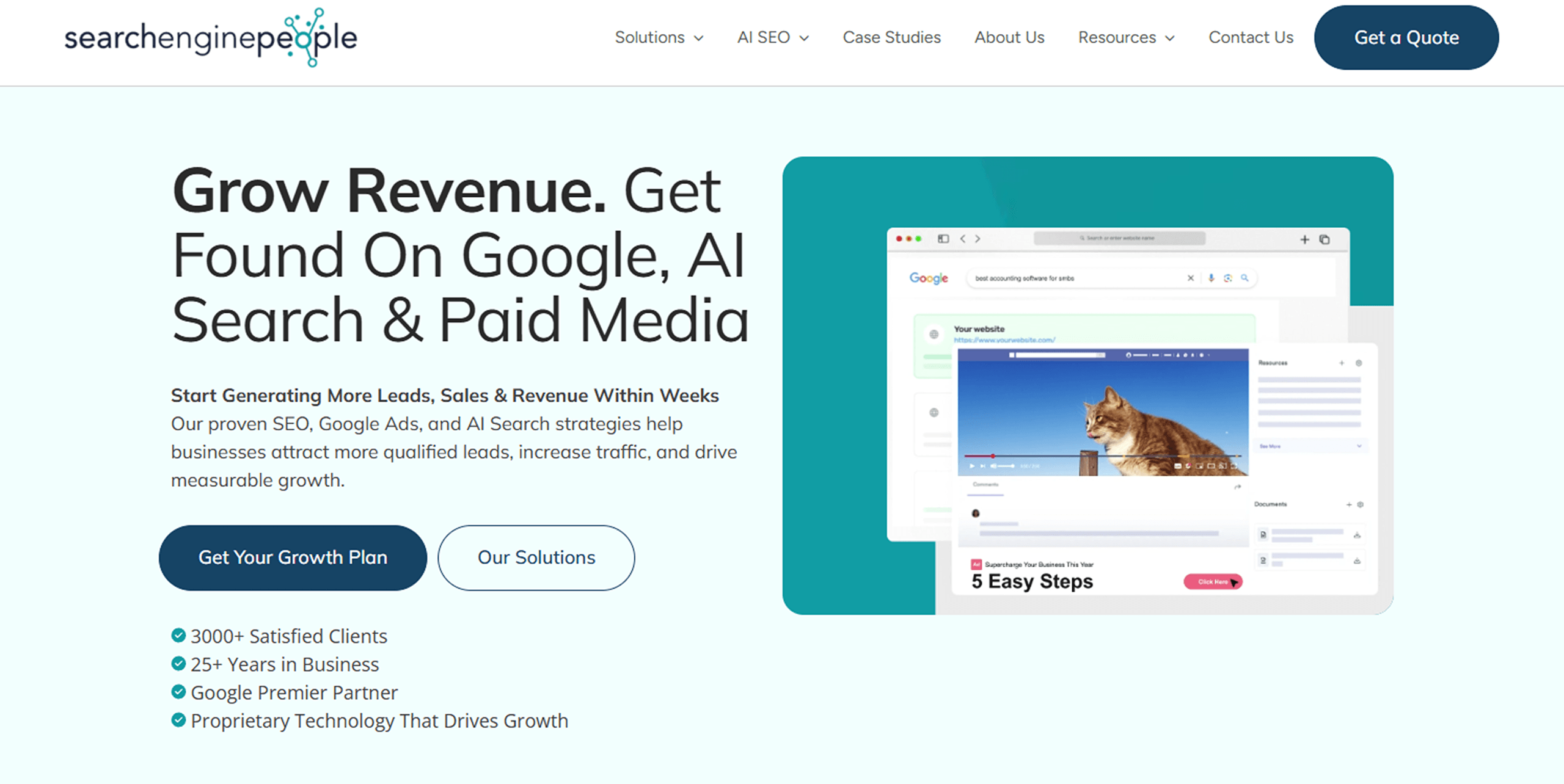 Search Engine People homepage screenshot scaled