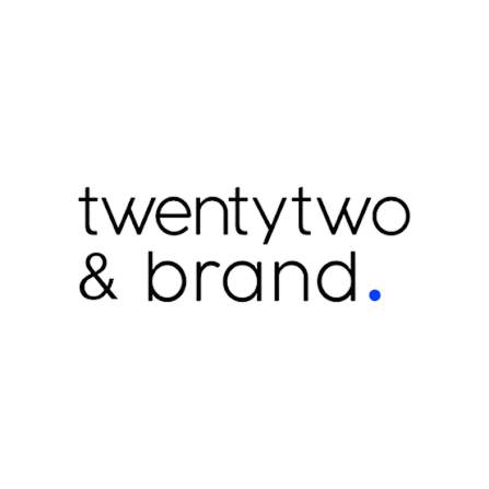 twentytwo & brand. logo