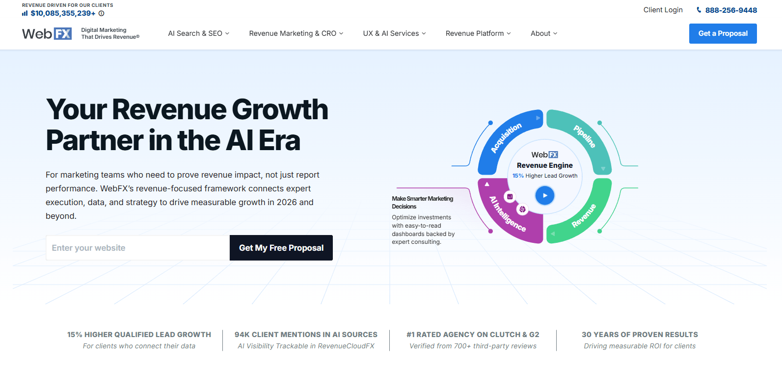 WebFX homepage