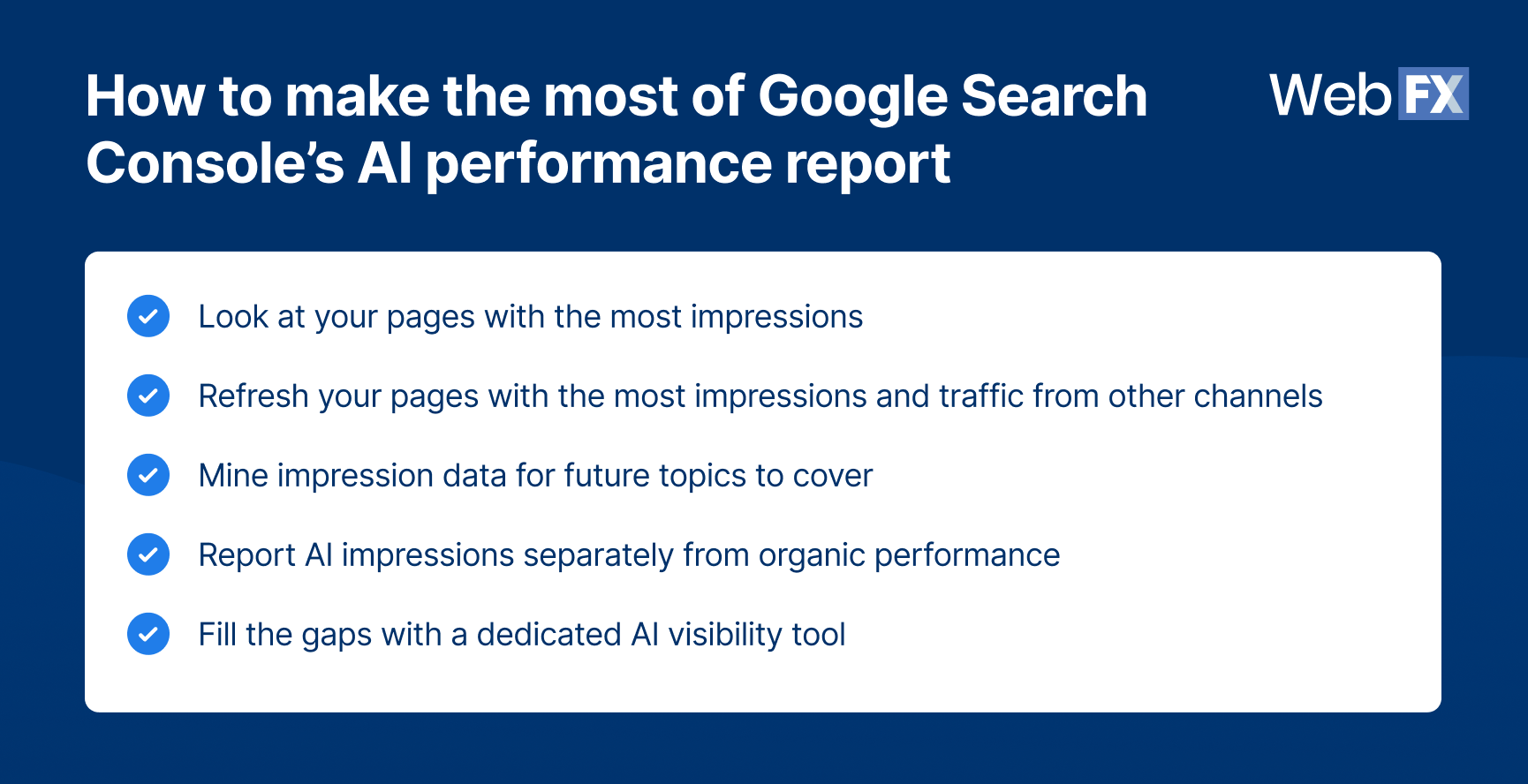 How to make the most of Google Search Console's new AI performance report