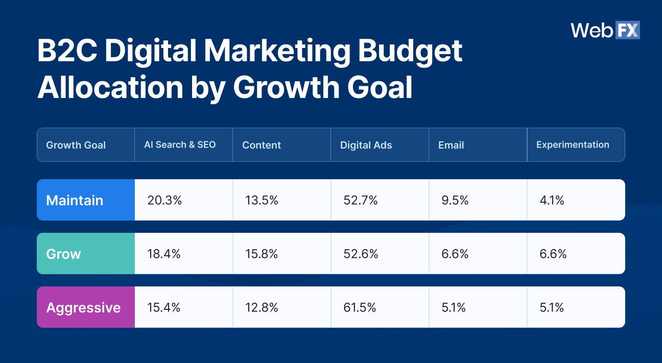 B2C Marketing Budget Allocation